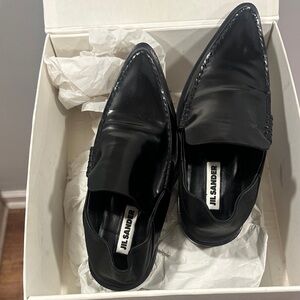 Jil Sander Leather Loafers